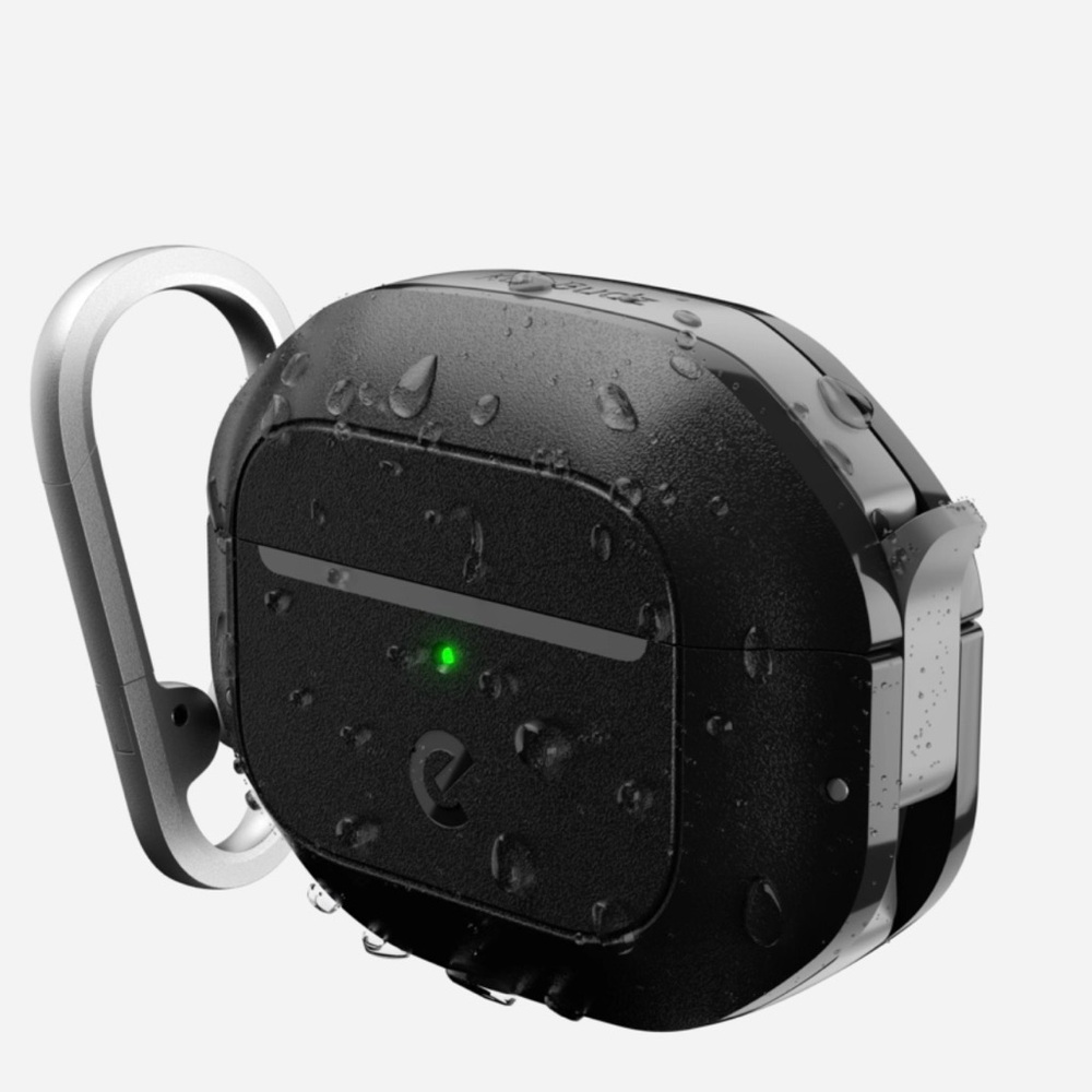 Black Waterproof AirPods Pro 3 Case with Clip
KeyBudz